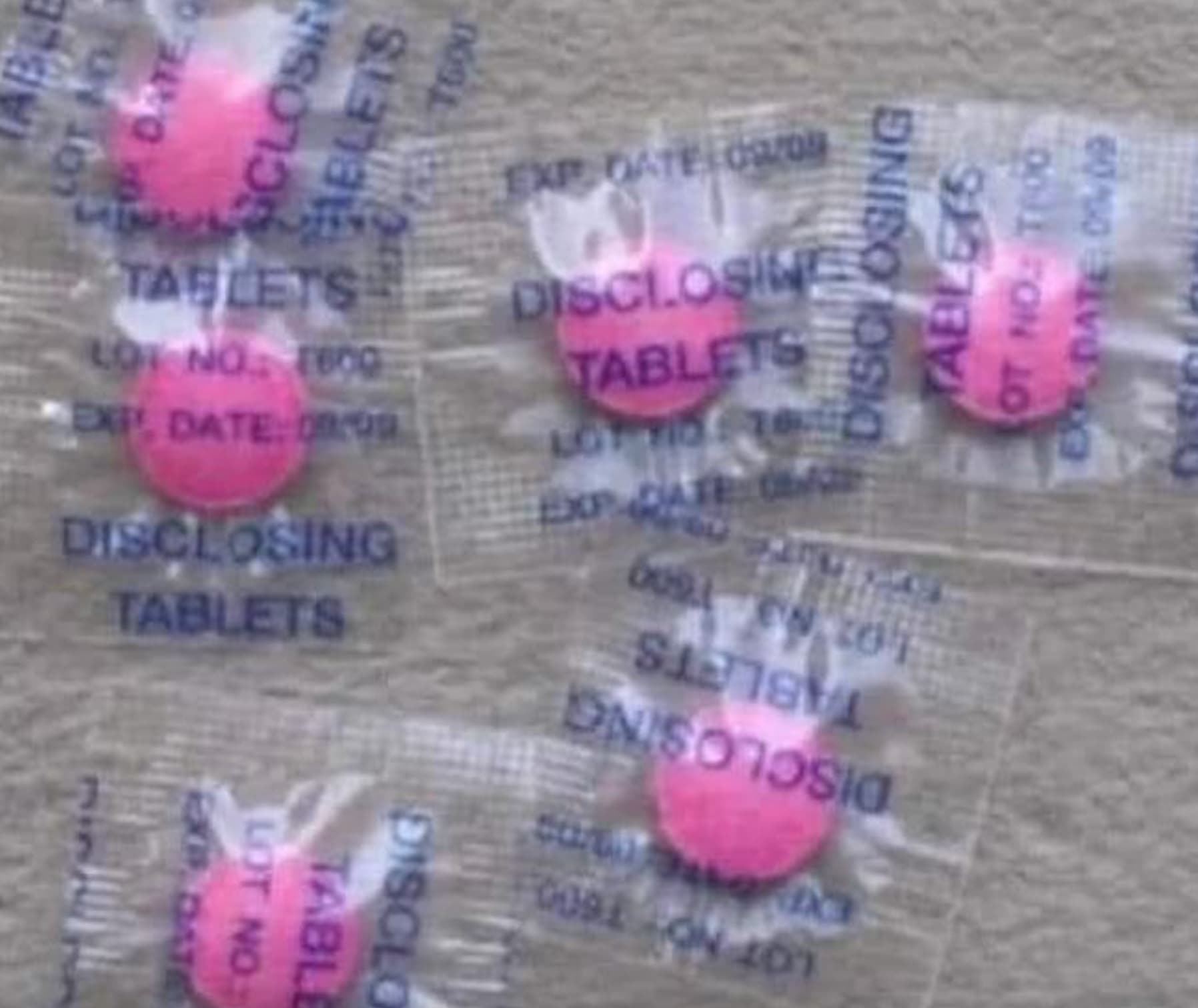 pink disclosing tablets - Able Date O Sclosin Ablets 7600 Tablets Lot No Teog Exp Date Or Disclosing Tablets Exp. Date 0908 Disclosiveso Tablets Lot Tid Exp Lot No Table Disclo Exp. Date Core On Tablets Disclosing 1600 Disclosing Tablets Ot No. T600 Exf. 